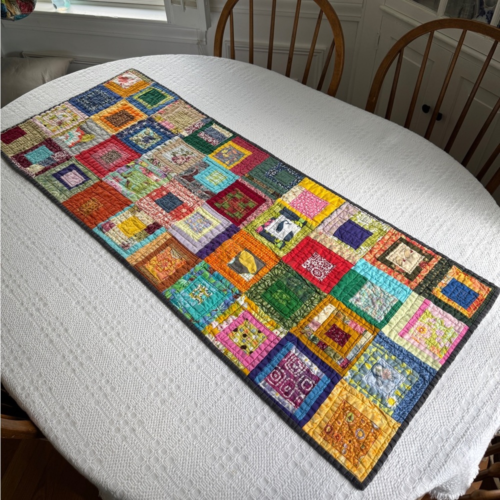 Handmade Colorful Table Runner - Picture 3 of 16